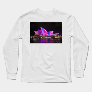 Sydney Opera House during the Vivid Festival. Long Sleeve T-Shirt